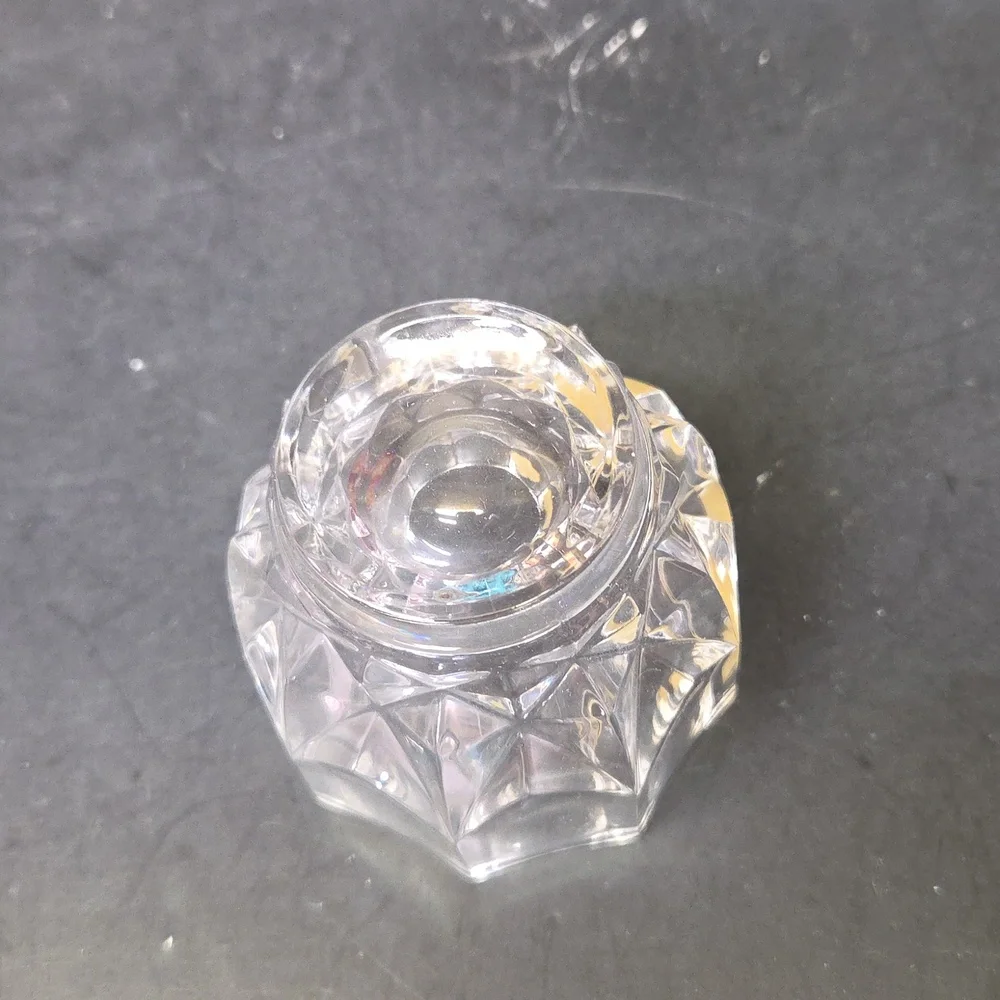 Brillant‎ West Germany Crystal Cream Sugar Tray Set W/ Original Box